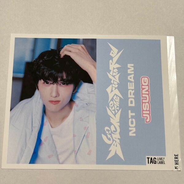 NCT DREAM Go Back To The Future TAG LIVE LABEL JISUNG