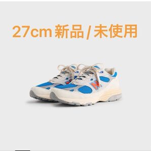 【新品】キスxニューバランス993 クリーム色系(27cm)
