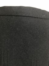 1629 ヒロタ　ウール素材　ブラック　ロングスカート　ウエスト67㎝_画像5