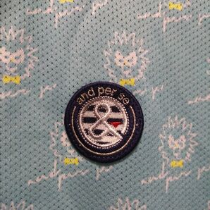 and per seアンパスィ 半袖ポロシャツ 総柄 L ゴルフウェア レディース