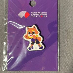 まとめ売り可 東京2025 世界陸上 マスコット ピンバッジ りくワン