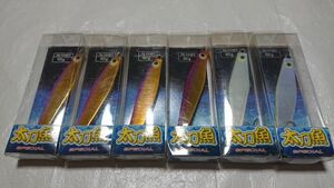 Prial プライアル キャスティングジグ 太刀魚スペシャル 60g 6本セット 新品2 青物 タチウオ 根魚 真鯛 マダイ ブリ ジギング 5個セット