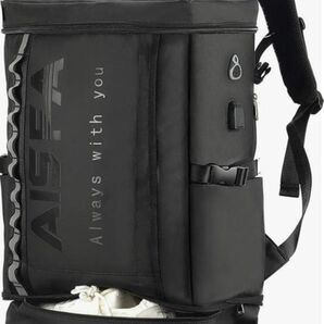 新品 AISFA リュック メンズ リュックサック 30L USB充電 ブラック