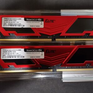 DDR4 3200Mhz PC4-25600 16GB 2枚 32GB UDIMM デスクトップ用 1.2v JEDEC品