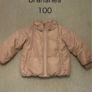 【100】ブランシェス ダウン ダウンジャケット コート ピンク
