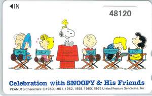 48120* Snoopy telephone card *