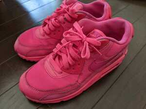 NIKE AIRMAX90 23cm lady's sneakers Nike air max pink 