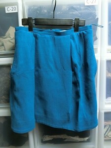 CARVEN ストレート スカート 40 ブルー #220-J15 カルヴェン