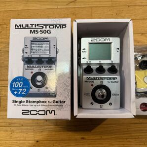 ZOOM MS-50G ほぼ未使用 増設スイッチ付き マルチストンプ