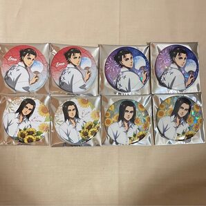 進撃の巨人 GIGO エレン 缶バッジ 浴衣 向日葵