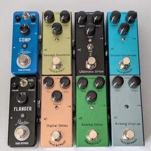 ギターエフェクターセット 歪み、空間系、コンプセット
