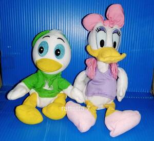 ☆Disney☆LOUIE☆Donald Duck☆Daisy Duck☆ドナルド・ダック☆ルーイ☆デイジーダック☆ぬいぐるみ☆セット☆ヌイグルミ☆ディズニー