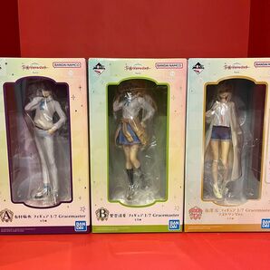 一番くじ 学園アイドルマスター Part3 A賞 有村麻央 B賞 紫雲清夏 ラストワン賞 篠澤広 フィギュア 3種セット