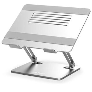BoYata ノート パソコン スタンド PCスタンド パソコンスタンド 折りたたみ式 シルバー