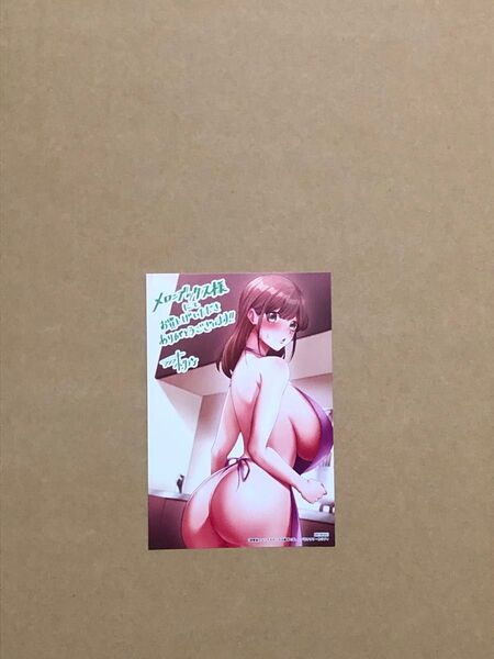 特典(青年漫画) 回覧板のエッチなルールは絶対です。 1巻 イラストカード 新品 メロンブックス 1点