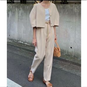 CLANE VNECK COCOON SHORT JACKET