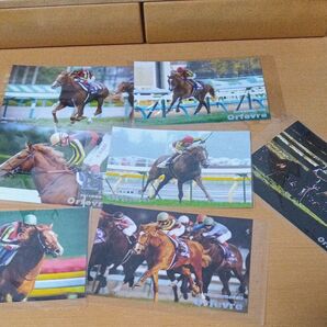 競馬 カードコレクション ポストカード アイドルホース オルフェーヴル 7枚セット 未使用 三冠馬 日本ダービー 有馬記念