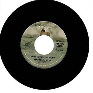 Beach Boys 「Here Comes The Night/ Baby Blue」米国盤EPレコード　