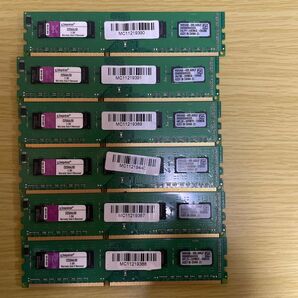 Kingston DDR3 1.5V PC用メモリ 6枚まとめ売り 2GB × 6 12GB