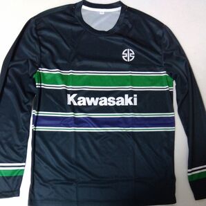 激安よくわからない長袖 L カワサキ 長袖 KAWASAKI バイク オートバイ