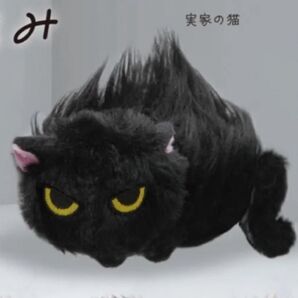 なつかない猫 実家の猫 ぬいぐるみ ネコ ガチャ 黒猫 威嚇