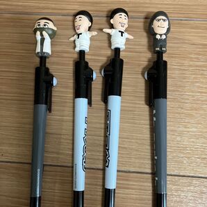 長田、Dr.turtleneck、Mr.Parka jr.ボールペン4本