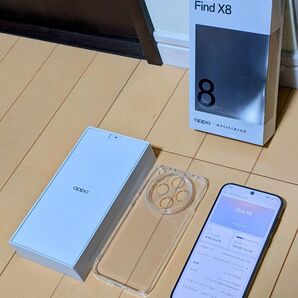 ほぼ新品。国内正規品。SIMフリー オッポ OPPO Find X8 CPH2651 BK 16GB/512GB スペースブラック