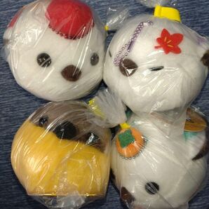 【全4種セット】ふくふくシマエナガ 秋色びよりLMC マスコット ぬいぐるみ シマちゃん おシマ ちゅんすけ