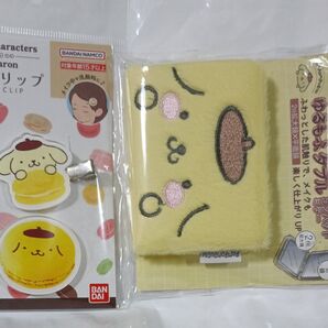 【半額以下】ポムポムプリン ヘアクリップ・コンパクトミラー 拡大鏡×平面鏡