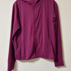 ユニクロ エアリズム UVカットメッシュフルジップパーカ L