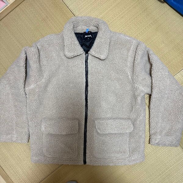 FADE TO BLACK もこもこコート アウター 羽織 XLサイズ ボア クリーニング済