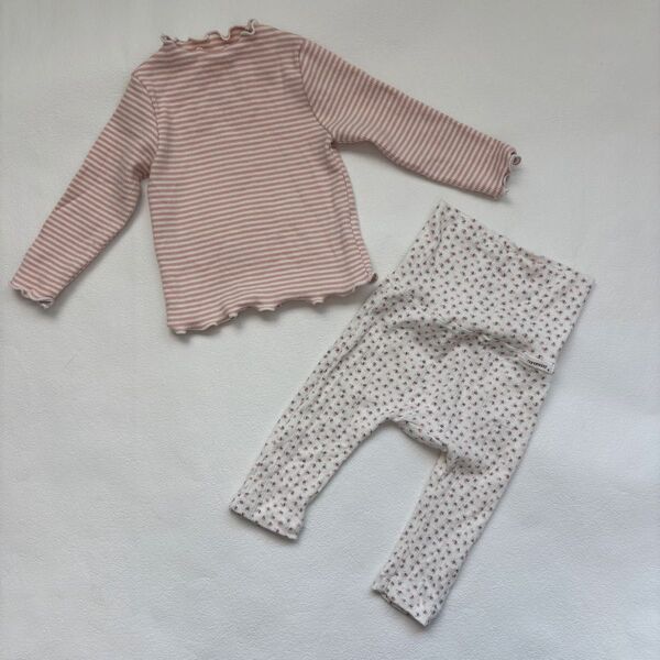 bananaj nanamood ボーダーT レギンス