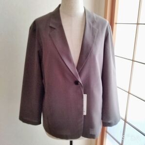ライトウェイト★テーラードジャケットZ★ブラウン