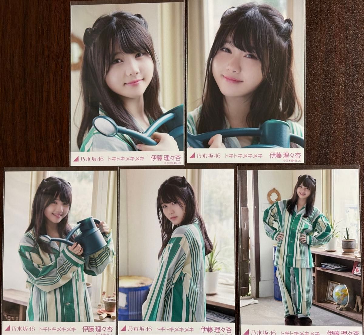 乃木坂46伊藤理々杏　トキトキメキメキ生写真5種コンプ