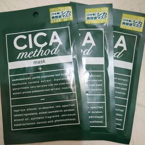 CICA method mask シカ 美容液マスク 3個セット 日本製