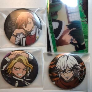 花魁坂京夜 手術岾ロクロ 漣水鶏 桃源暗鬼 缶バッジ クリカ