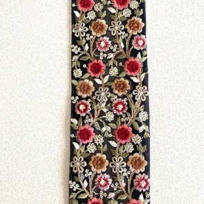 NO.601 インド刺繍リボン クリスマスカラー 50cm