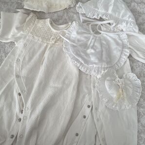 セレモニードレス サイズ50〜70 お宮参り 退院 七五三 どちらが似合うかなセット2点 日本製