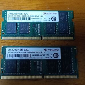 Transcend DDR4 3200 SO-DIMM 64GB (32GBx2)