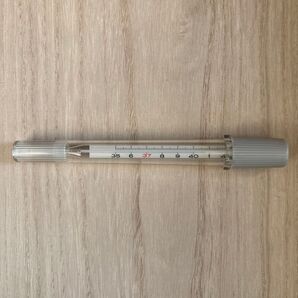 水銀式体温計 【 仁丹体温計 平型1号 】 電池不要 希少製品