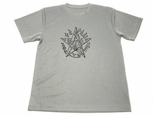 グレー　テトラグラマトン　ドライ　Ｔシャツ　魔除　開運厄除　金運　グッズ