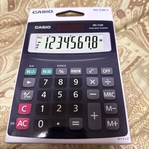 カシオ 電卓 MS-7LBK-N Casio