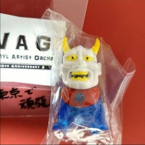 VAG セバスチャン 金子ヨヲヘイ VAG 10th Anniversary2 メディコムトイ 青色 クリア 透明 ガチャ