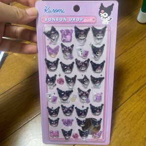 クロミ ボンボンドロップシール 防水ステッカー 立体シール 硬いタイプ