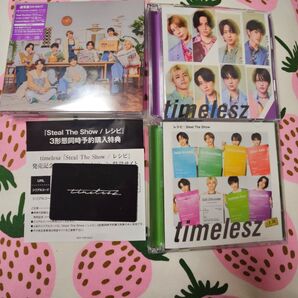 会場限定特典付き timelesz「Steal The Show/レシピ」Blu-ray3形態セット