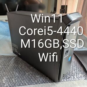 №139、コンパクト、Win11、i5-4440、M16G、SSD、Wifi