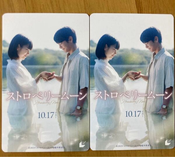 未使用 映画「ストロベリームーン」ムビチケ 一般 2枚セット ストロベリームーン ムビチケ