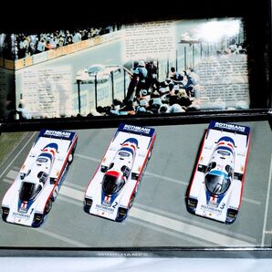 貴重本体未使用 ミニチャンプス特製 ル・マン ポルシェ956Lシェイクダウン年 1位2位3位独占優勝記念3台 1982 1/43