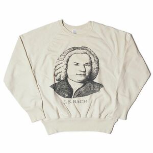 WAREHOUSE ウエアハウス クリーム/SIZE S Lot.461 FADED THREE B's SWEAT No.3 “J.S.BACH” バッハ スウェット