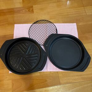 アラジン グリルパン 3点 (グラファイトトースター4枚焼き用の付属品)